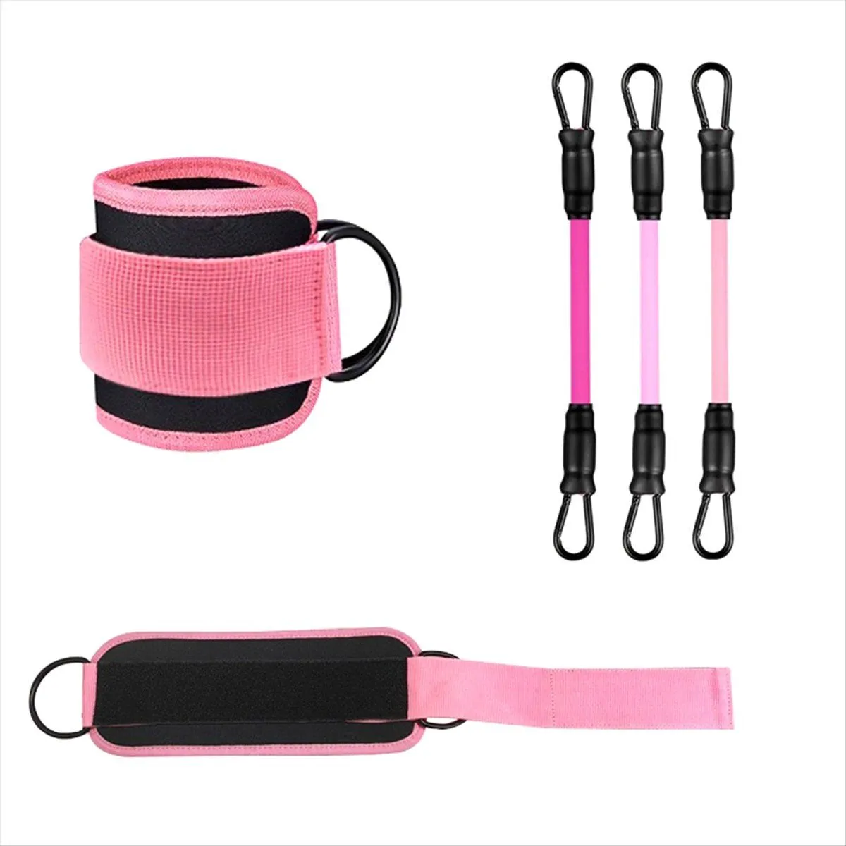 Tpe Resistance Bands Ankle Straps Fitness Set