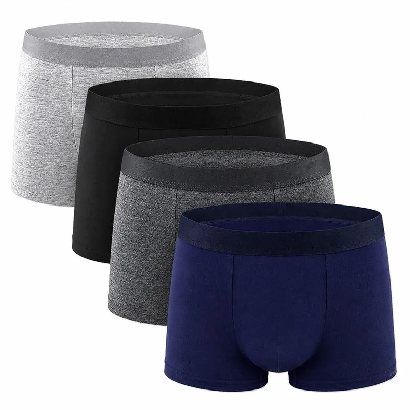 OYY Men's Cotton Underwear Boxer Briefs - Breathable - 4 Pack