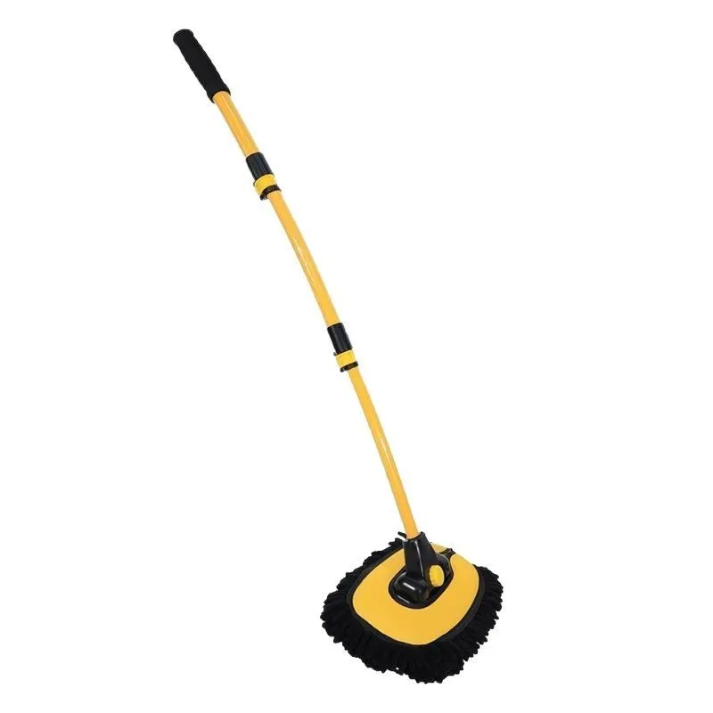 15 Curved 3-section Car Cleaning Brush Wash Mop with Telescopic Handle