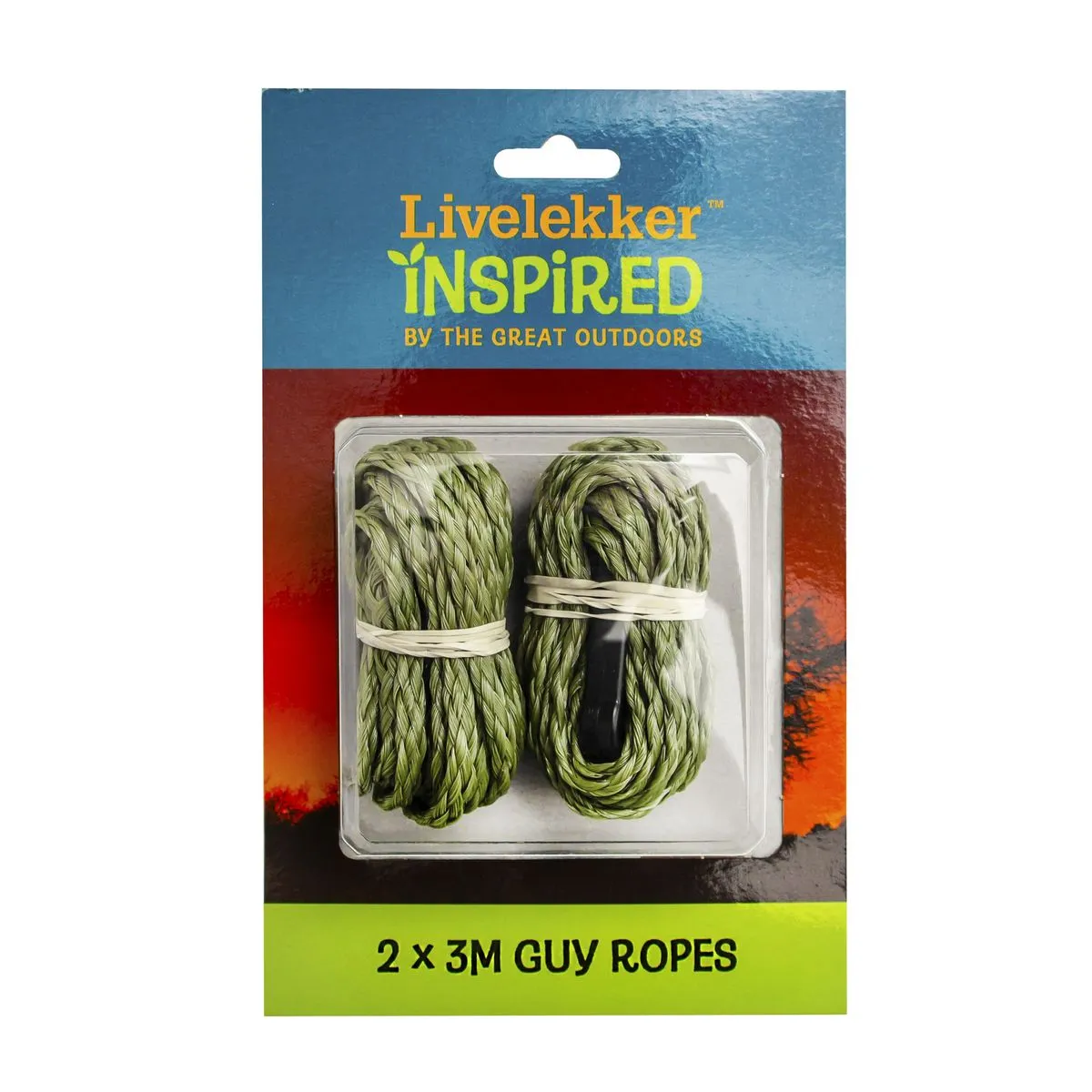 LIVELEKKER 2 x 3m Guy Ropes