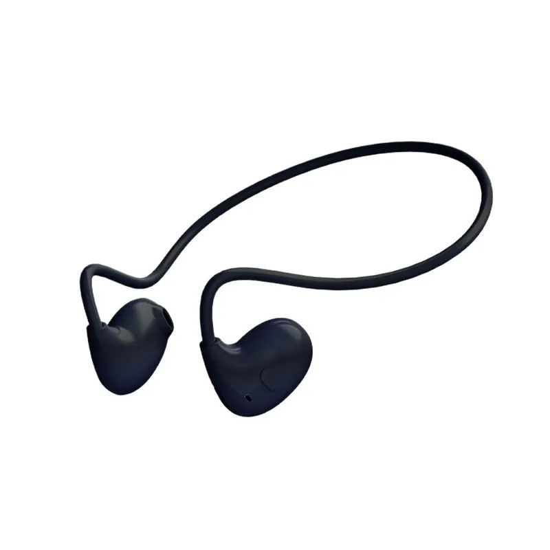 Open Ear Headphones Wireless Bluetooth, Air Conduction Headset - Black