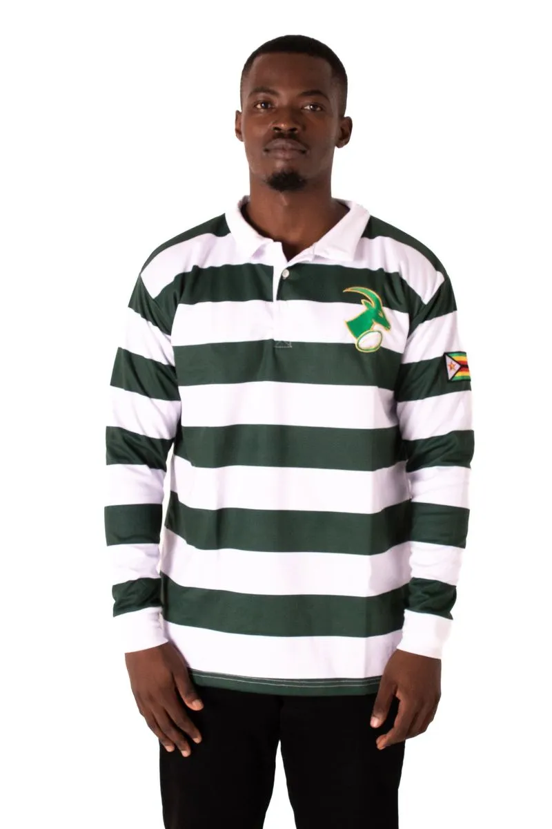 Vintage XV Zimbabwe Rugby Jersey - Green