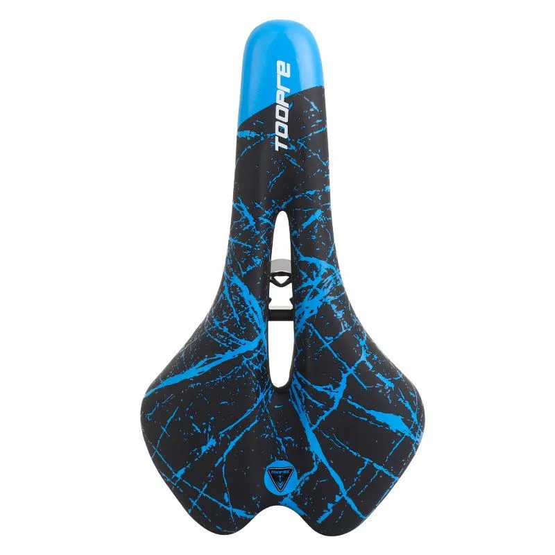 MTB Road Mountain Bicycle Saddle - Blue