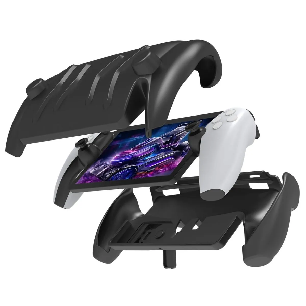 Anti-Slip TPU Protective Case Compatible With PlayStation Portal - Black