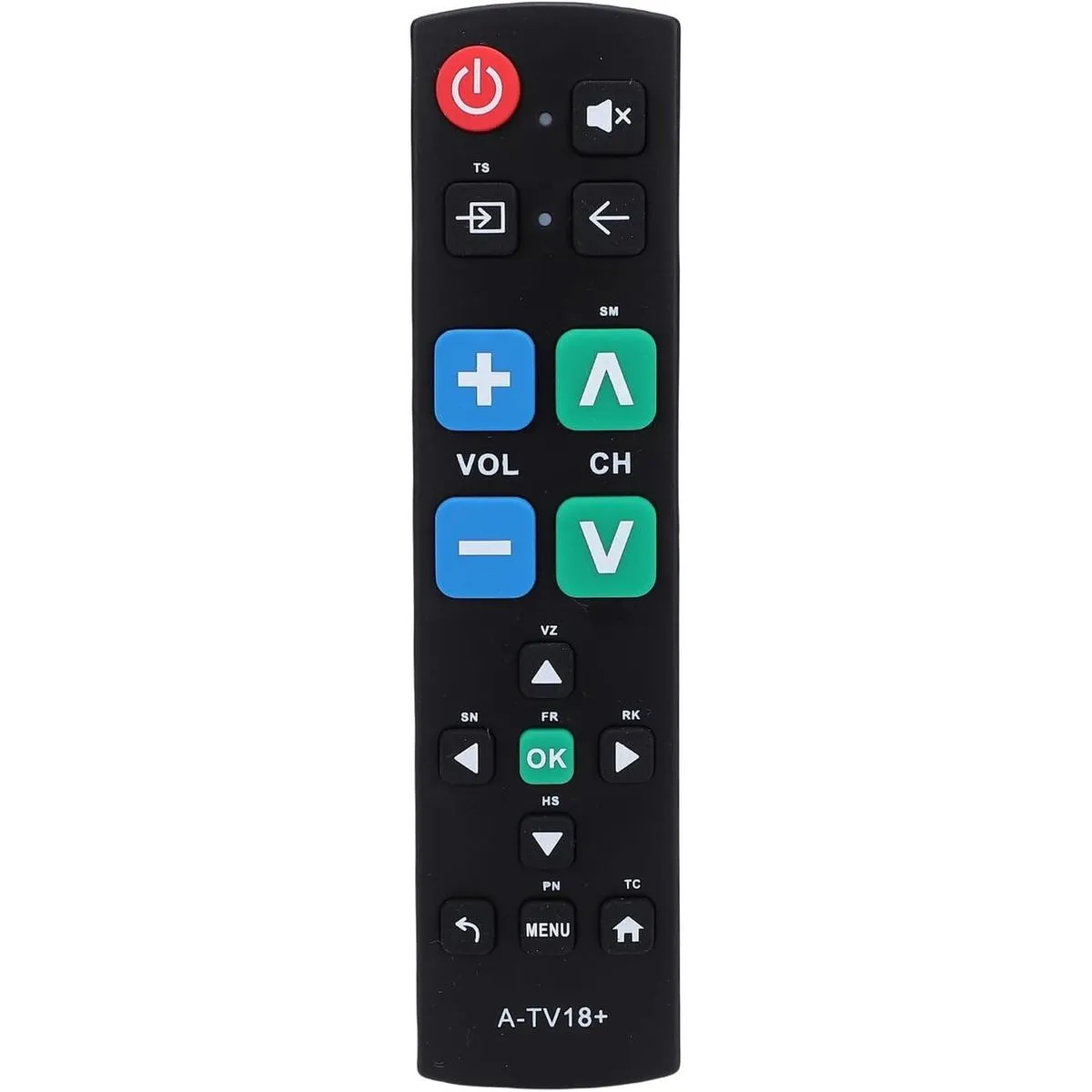 TV Remote Replacement, Big Buttons Remote Control, Works with Major TV