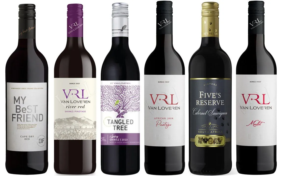 Mixed Case of Van Loveren Everyday Red Wine - 6 x 750ml