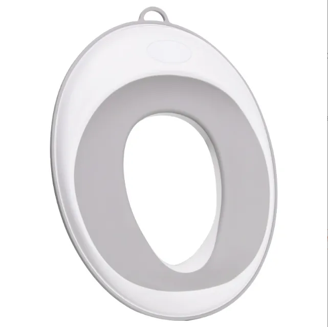 Child-sized Toilet Seat Reducer - Non-Slip Safety Surface - Grey