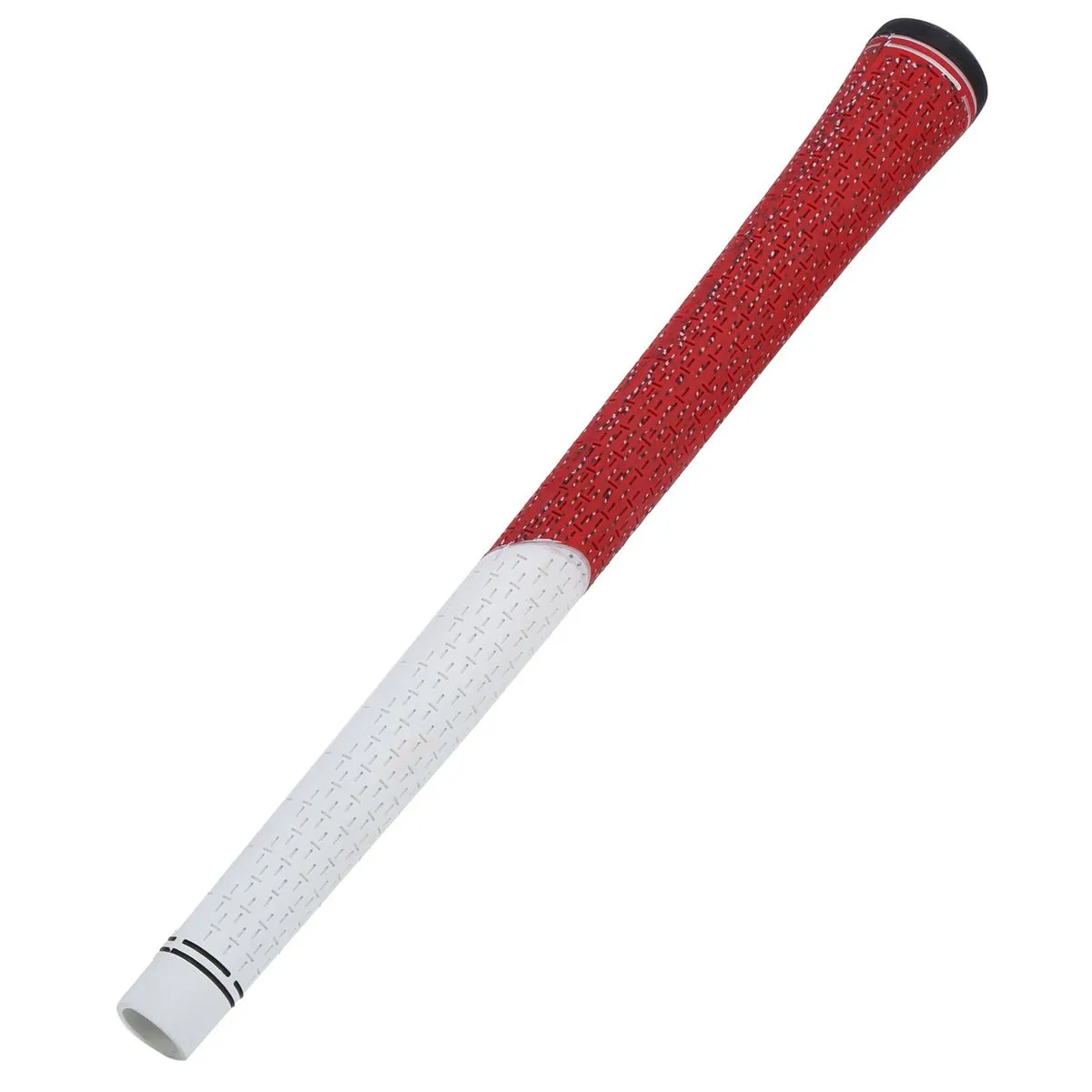 White/red rubber golf grip 12.5mm anti-slip