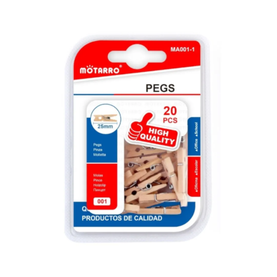 Motarro Pegs 25mm 20PCS
