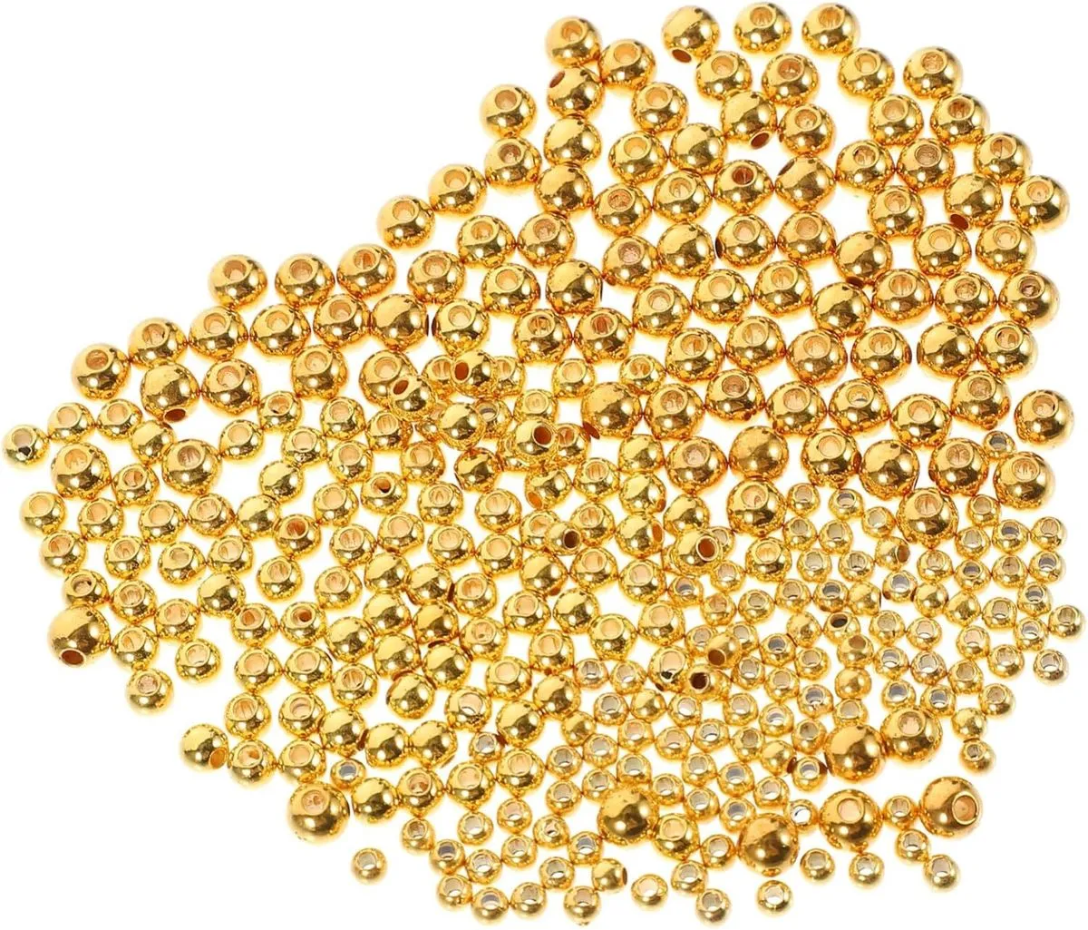 300Pcs Slotted Fishing Beads Fly Tying Beads for Freshwater Saltwater