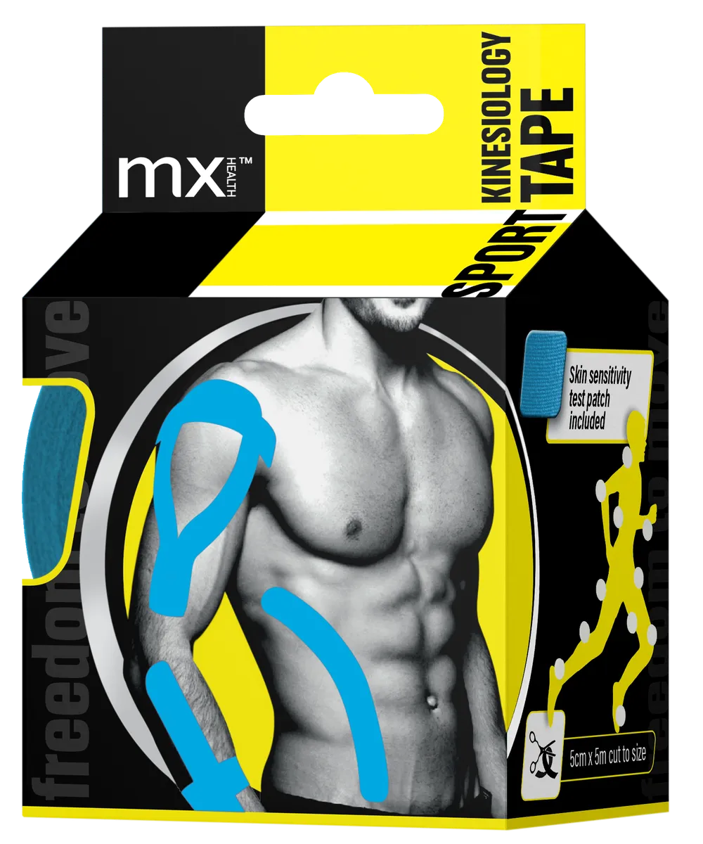 mx Kinesio Tape - 5cm x 5xm - Aqua