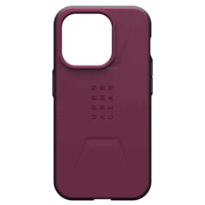 UAG Civilian Magsafe FE Case for Apple iPhone 15 Pro - Bordeaux