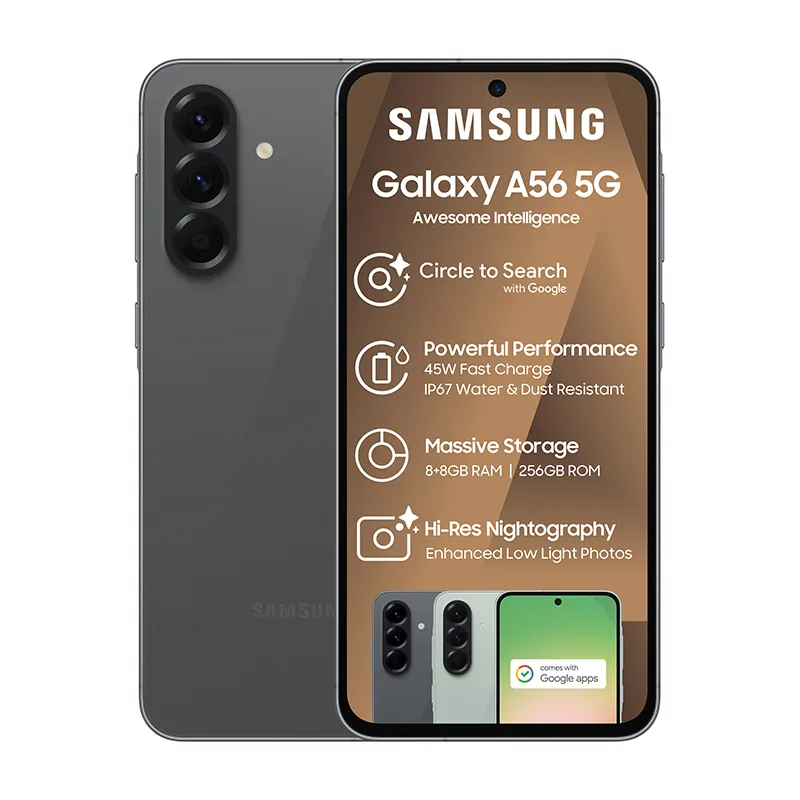 Samsung Galaxy A56 5G 256GB Dual Sim (Parallel Import) - Awesome Graphite 
