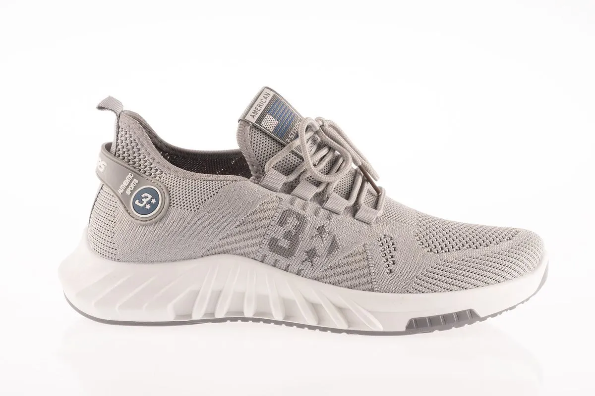 3-Stars Men’s Storm Active Sneakers - Grey