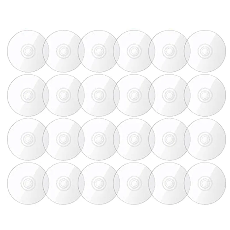 Clear CDs for Painting Blank CDs for DIY Wall Cd CDs Crafts (50 Pcs)