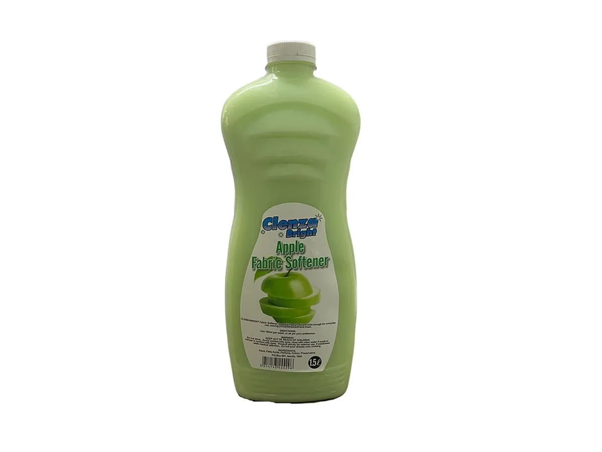 Clenza Bright Fabric Softener 1.5L Apple