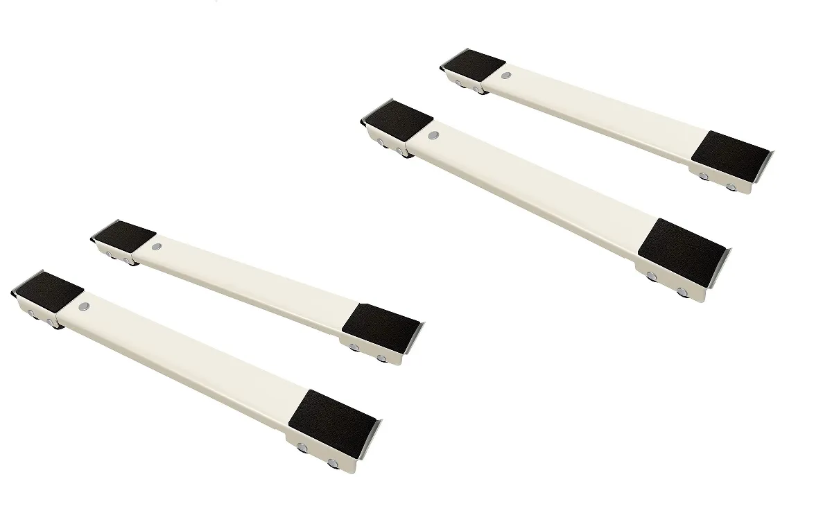 4 Pieces -Heavy Duty Adjustable Rollers for Appliances