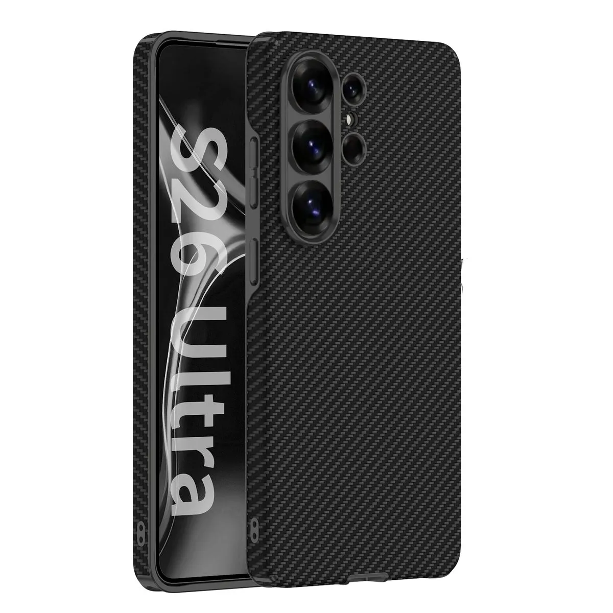 Full-Coverage PU Leather Protective Case Compatible with Galaxy S26 Ultra