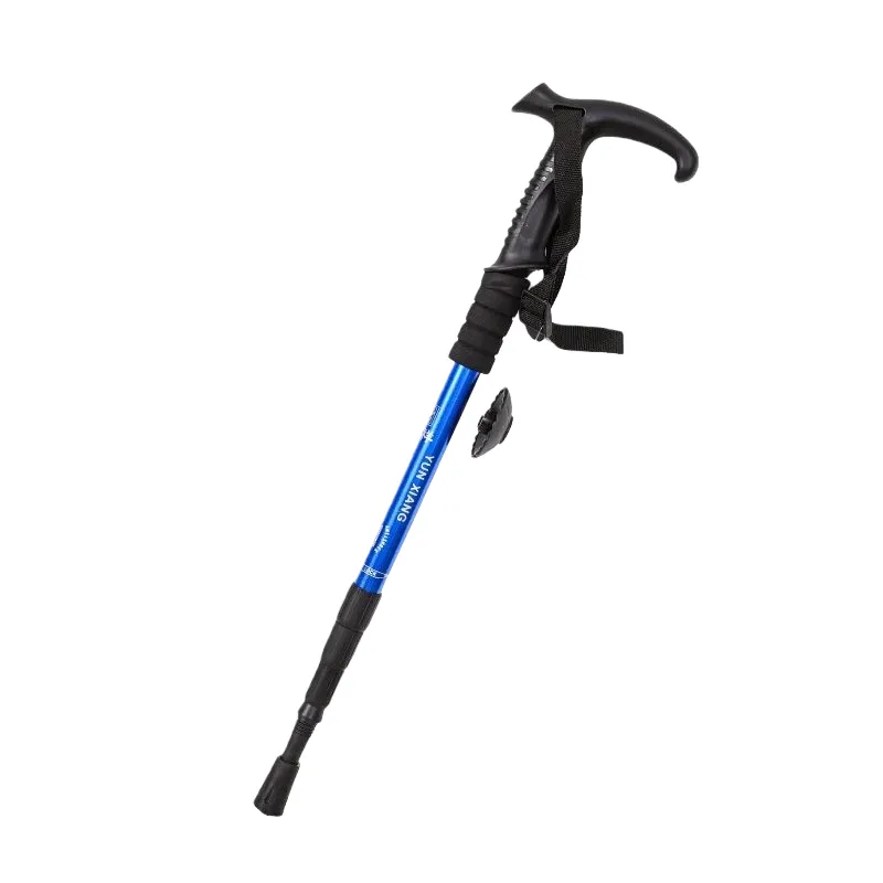 Adjustable 64-134cm Ultra Light Aluminum Alloy Trekking Pole - Blue