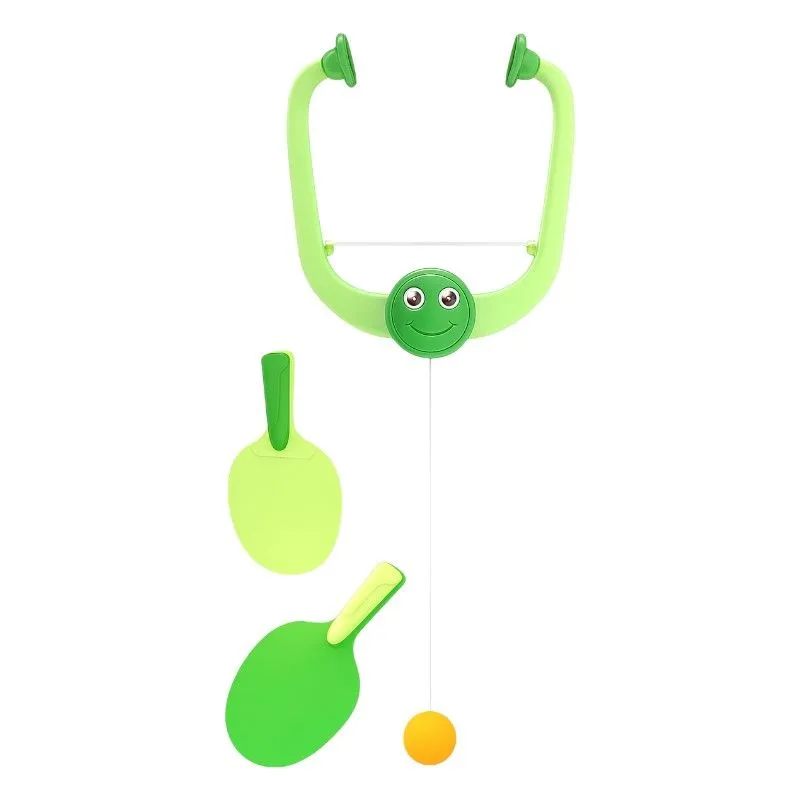 Frog-Themed Table Tennis Training Set - Green