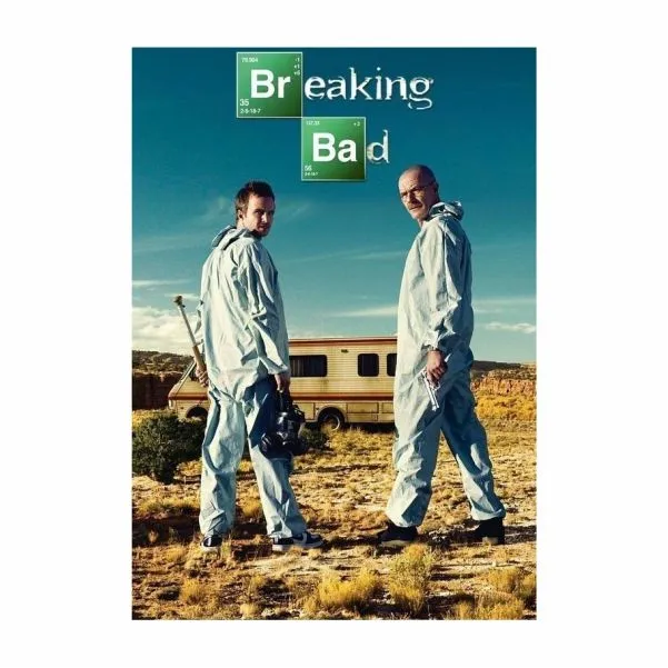 Breaking Bad White Suits in Desert - A1 Poster