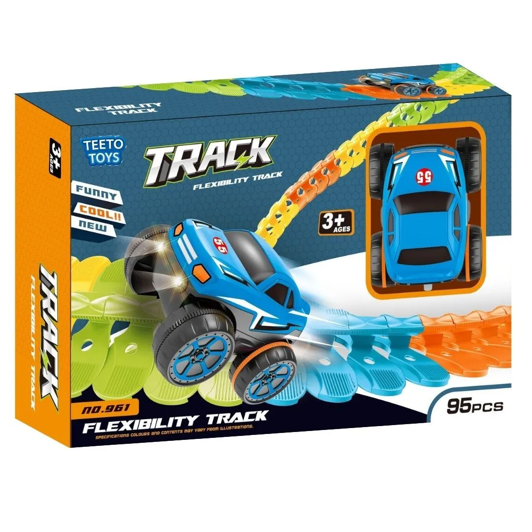 Boys' Electric Slot Car Race Track Set - 95-Piece