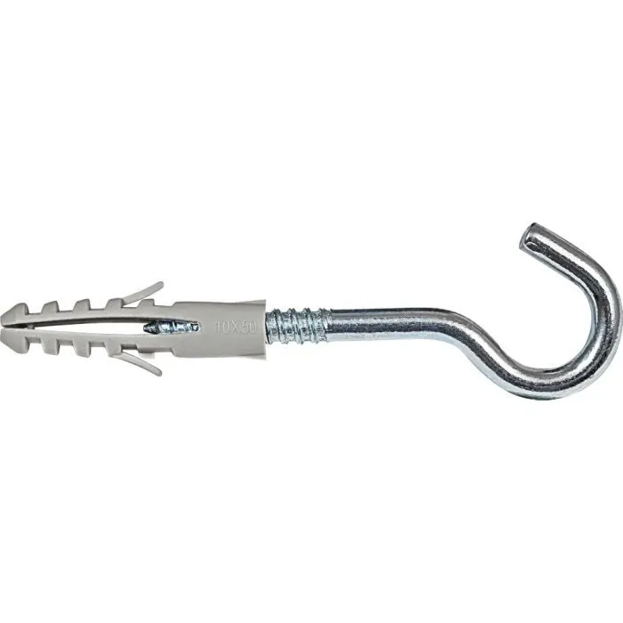 Hook Anchor Screws With Plugs M8 - 2 Pack TP-HS0080