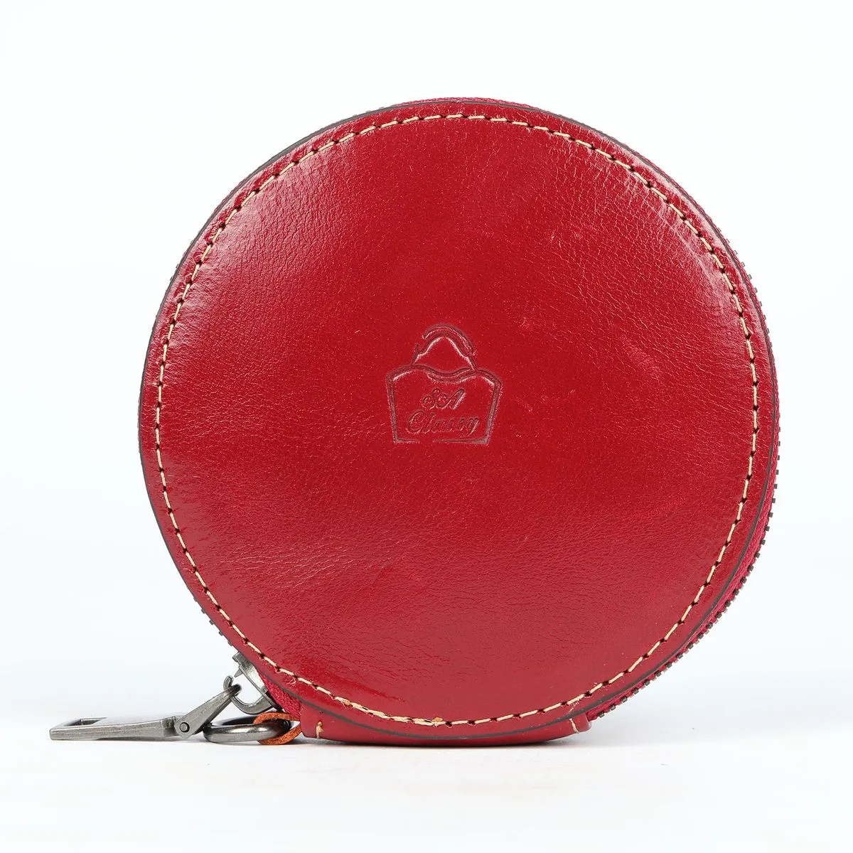 SACLASSY Genuine Leather Coin Wallet Card Holder Key Case Coin Pouch - WR
