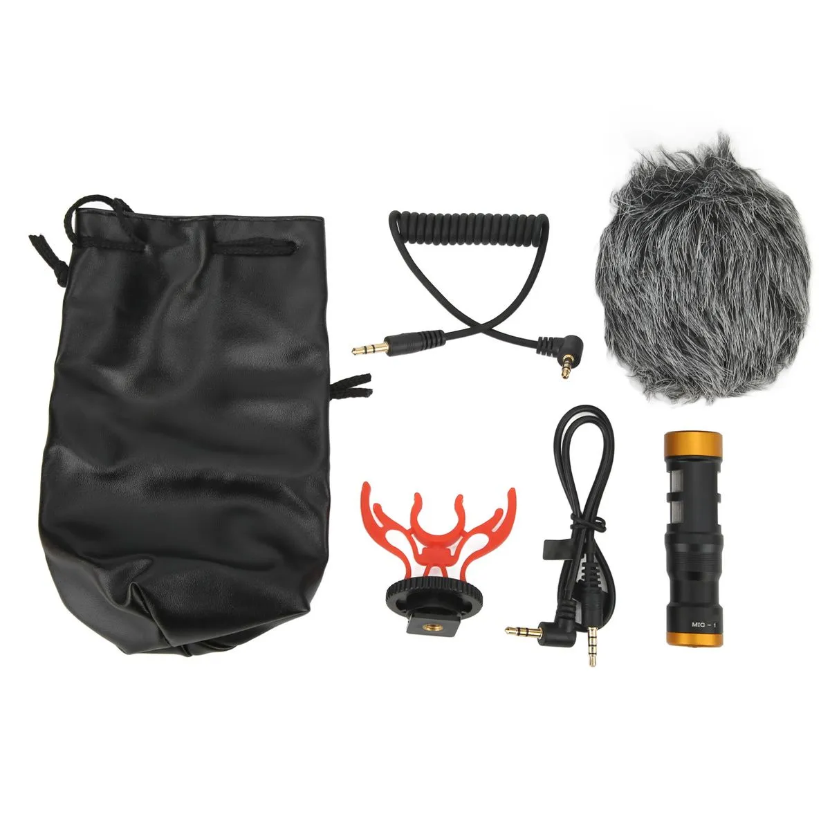 Cardioid Camera Mic, Compatible With Tablets