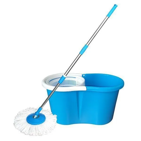 Rotating Mop with Bucket - Blue