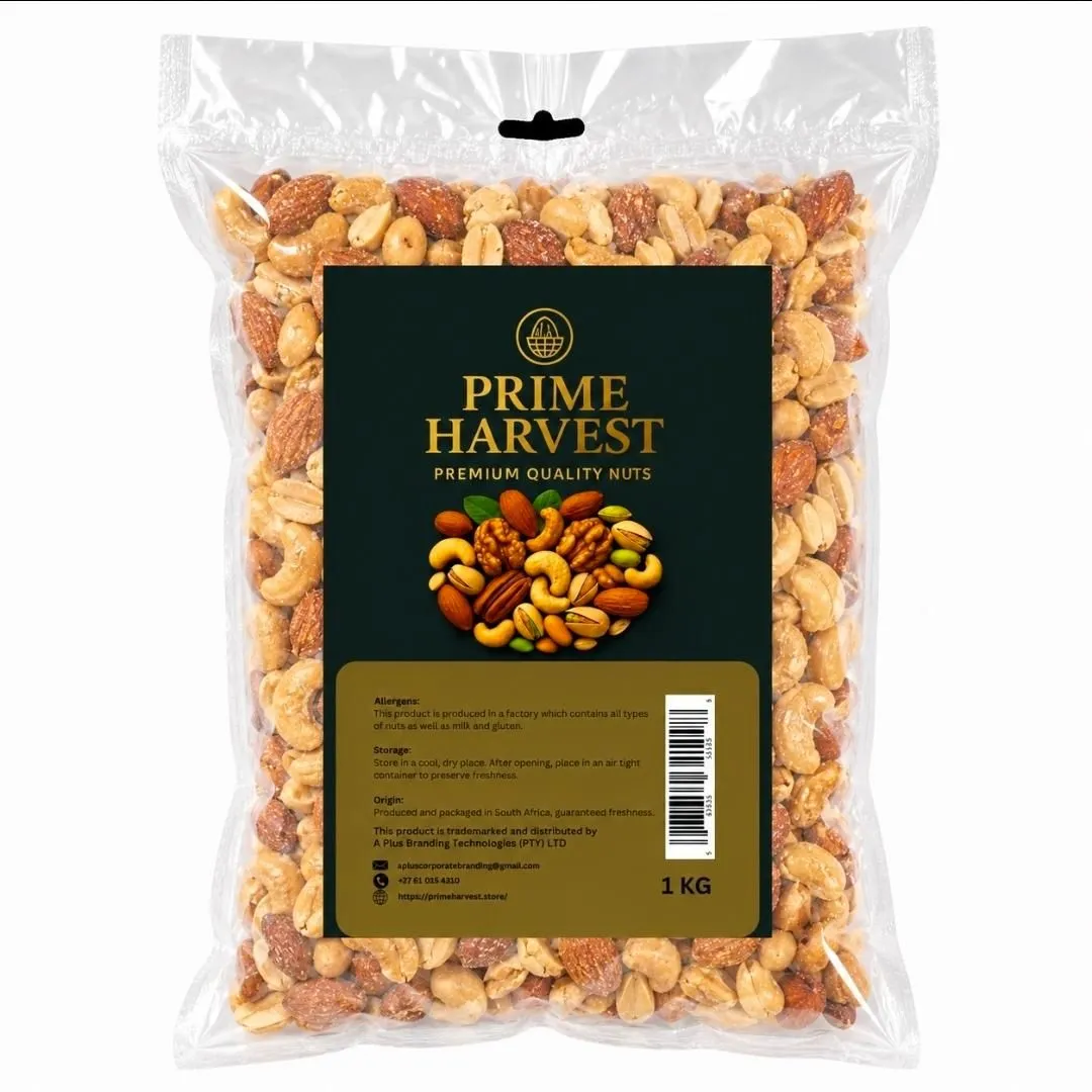 Prime Harvest Roasted & Salted Mixed Nuts with Peanuts 1 KG