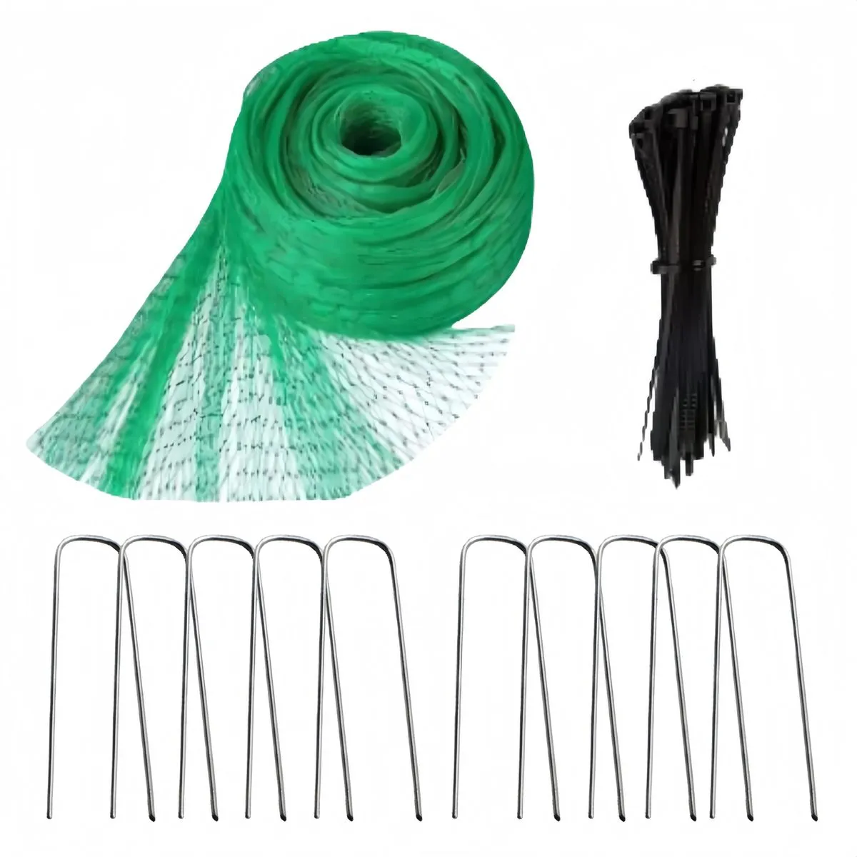 Garden Anti Bird Netting Pest Control For Vegetable Fruit With Nail & Strap
