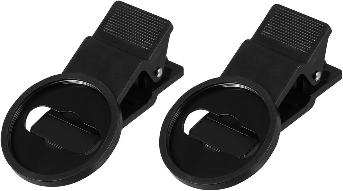 2pcs Phone Lens Clip Screw Clamp Fit Camera Cell Phone Lenses External