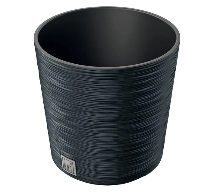 Furu Round Flower Pot 250 mm - Black