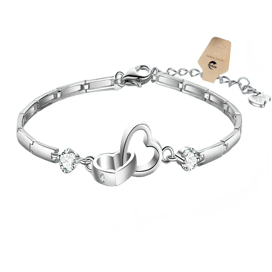 925 Sterling Silver Bracelets Bangles for Women Valentine's Days Gift