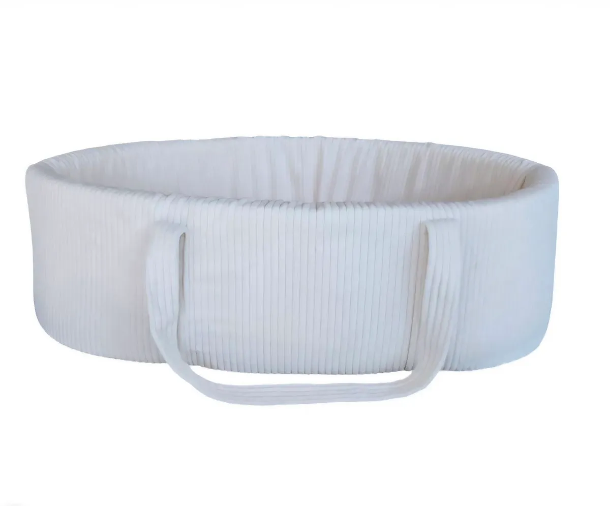 Delicious Monsters - Baby Carrycot - Milky White Corduroy