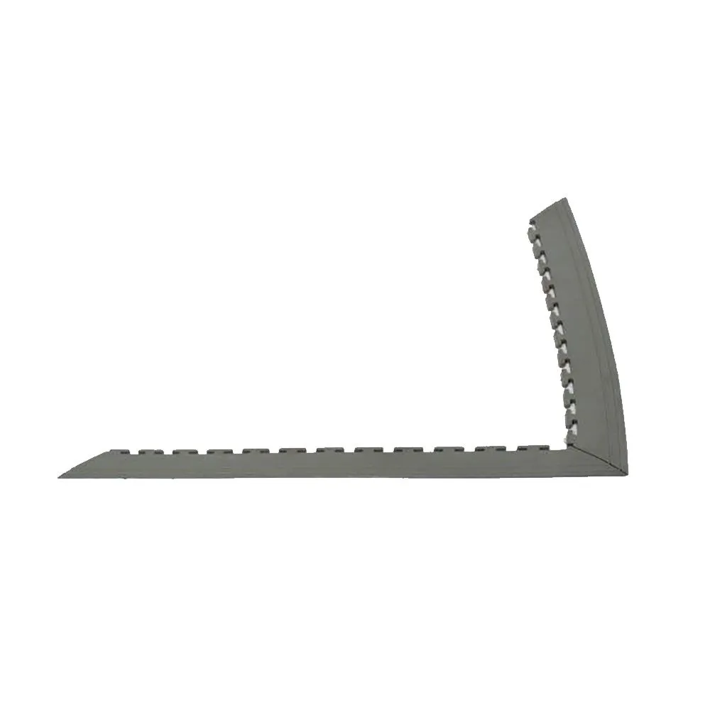 DIY Outdoor Edging for PVC Interlocking Tiles - Grey