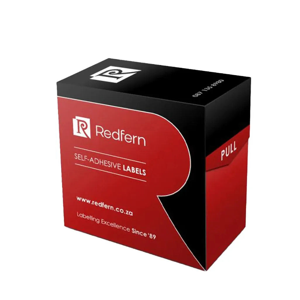 Redfern PVC Ring Reinforcements Clear (Box of 250) x6