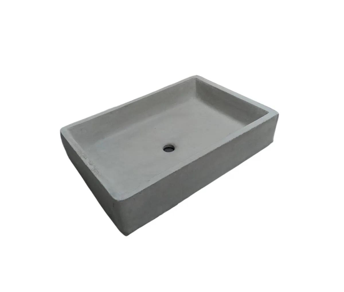 Grey Large Cement Basin Concrete Sink for kitchen/bathroom 605x410x130mm