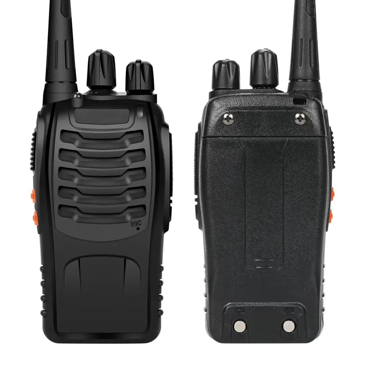 2 Pack Long Range Walkie Talkies 2-Way Radios & 16-Channel & Earpieces.