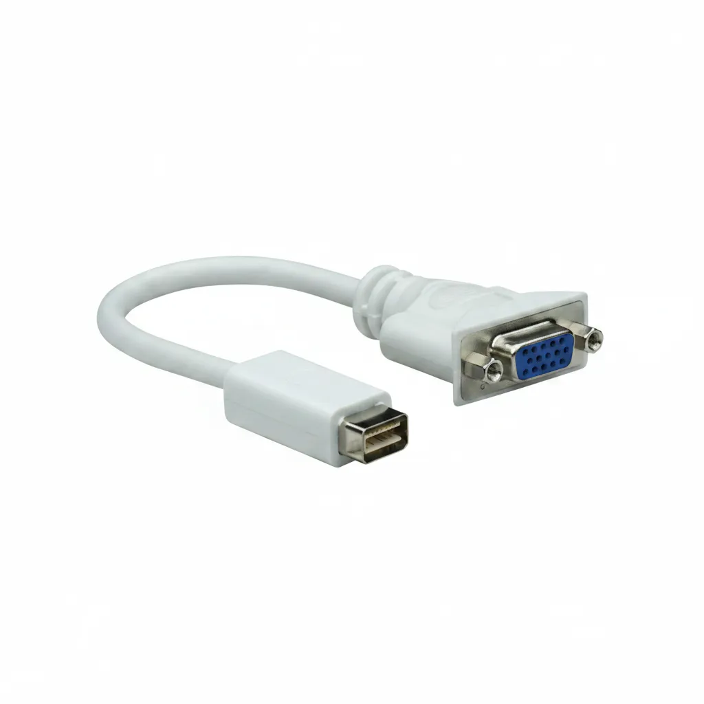 Mini DVI to VGA HD15F Cable Compatible with Apple Devices