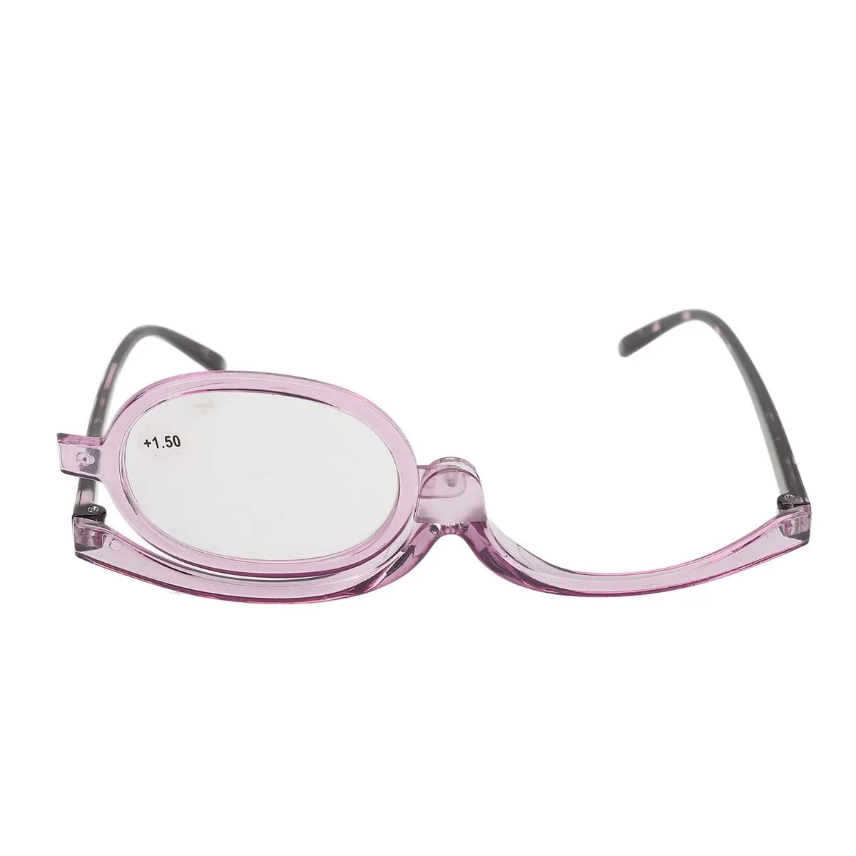 Purple Folding Magnifying Makeup Glasses, Plastic Frame(+1.50)