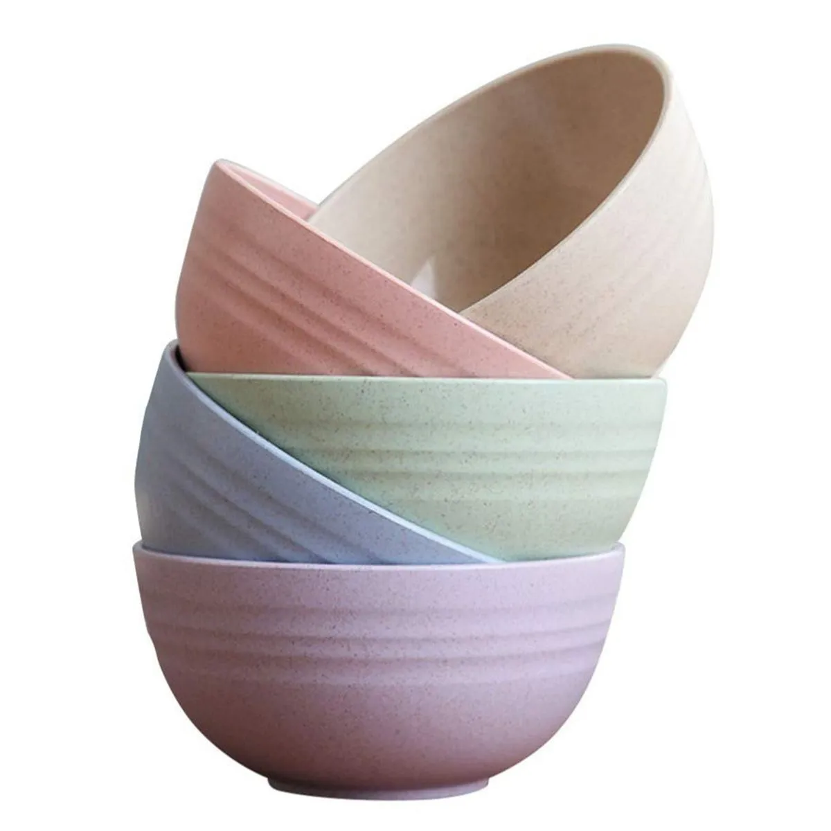 5 Pcs 12Cm Cereal Bowls Bowl Noodle Container Mixing Bowls