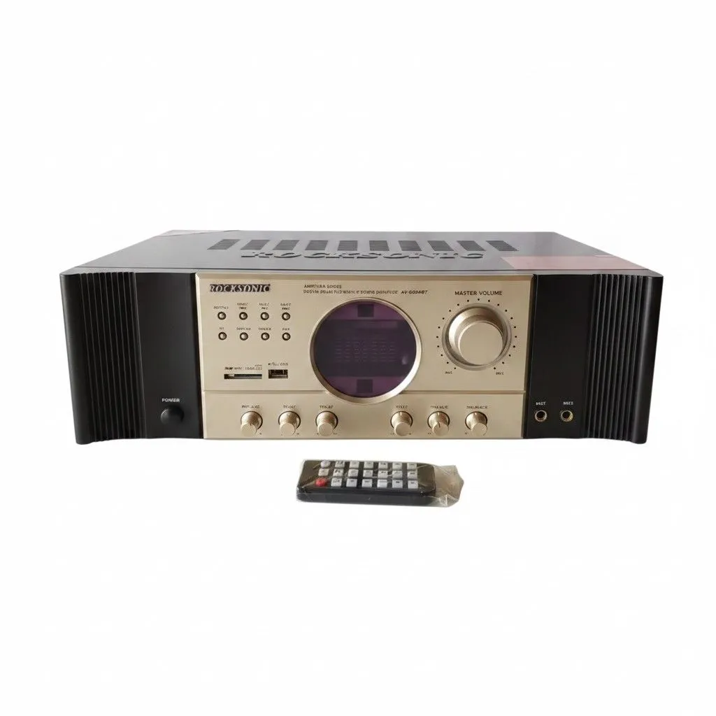 Rocksonic AV-6304BT Surround Sound Home Theater Power Amplifier
