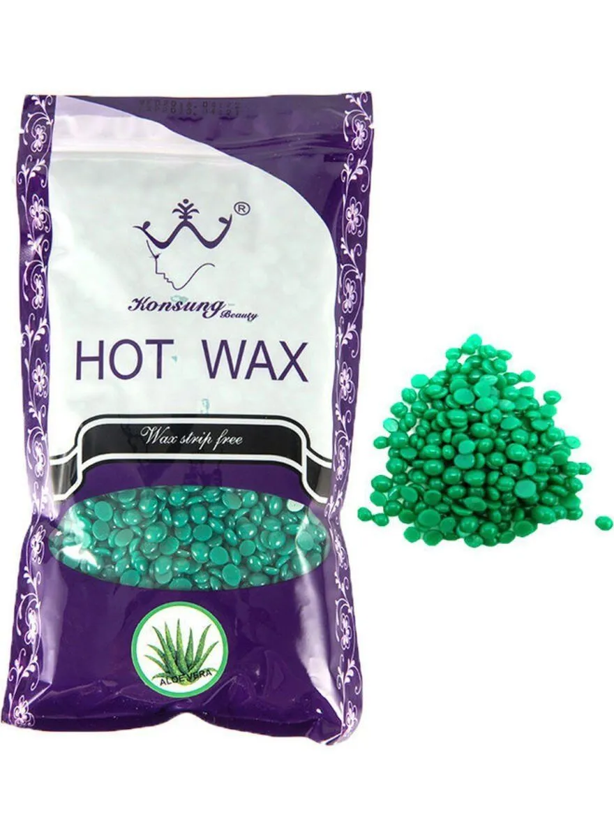 500g Hard Wax Beans Hair Removal Wax - Aloe