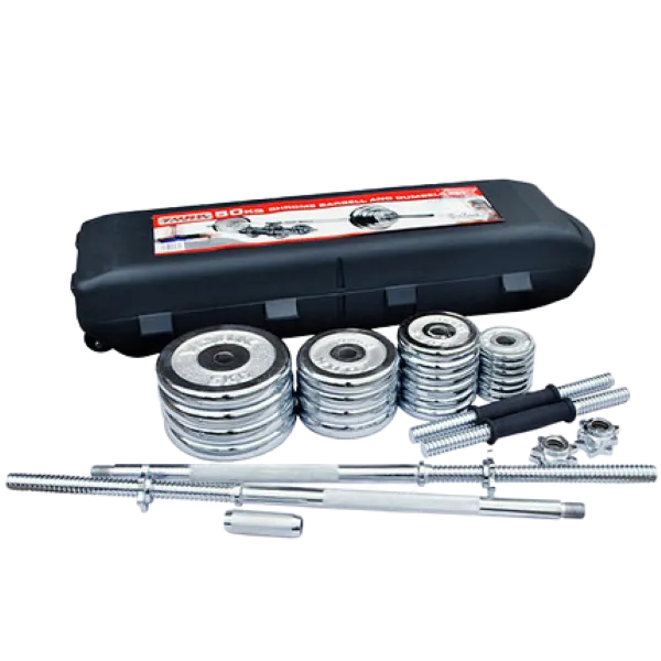 Veefit Premium  Dumbell and Barbell Set - 50kg