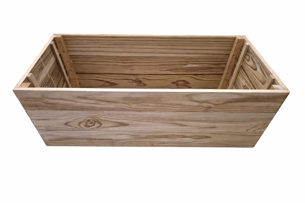 FDB Wooden Planter Box Large Flat Pack