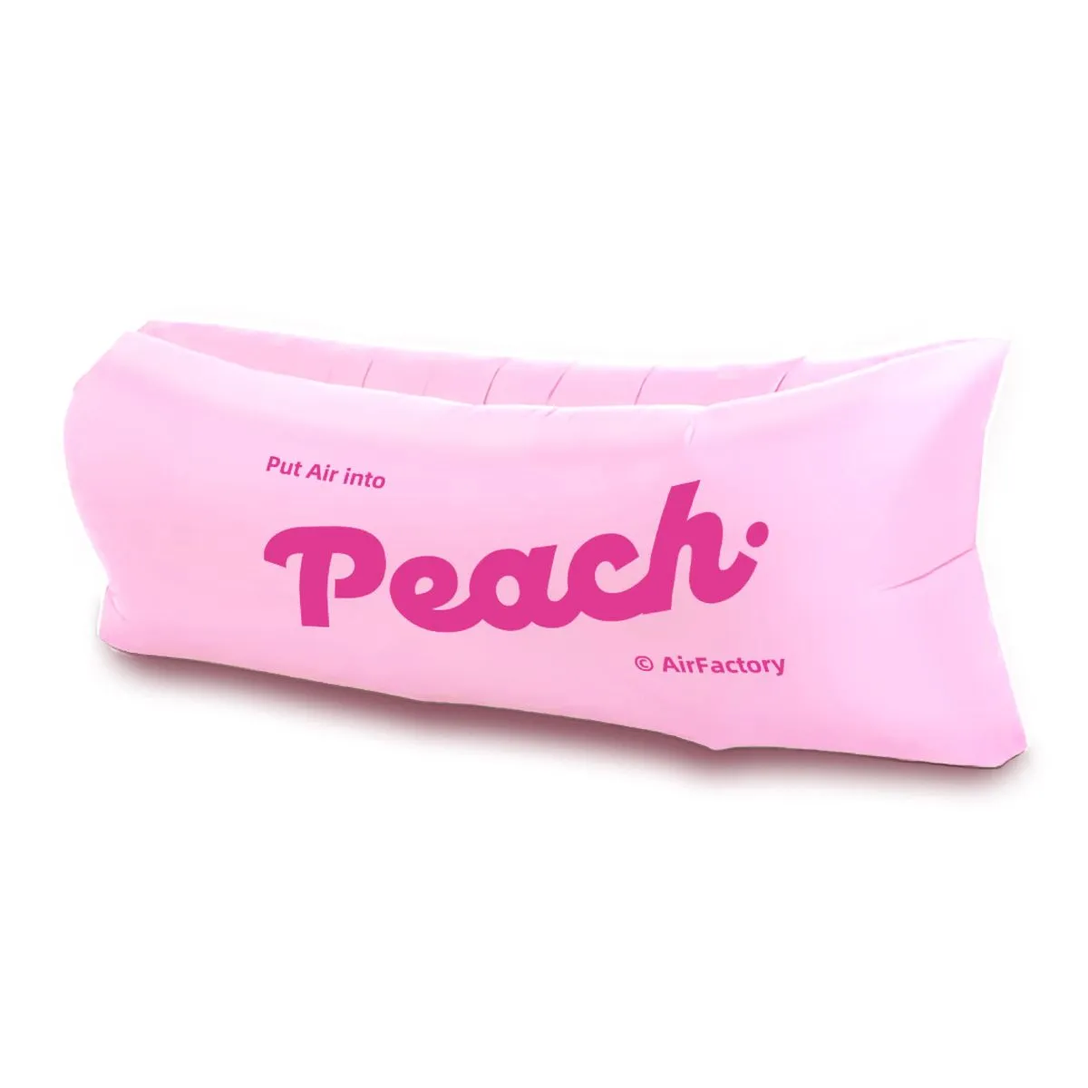 Inflatable Sofa Bed for Outdoor & Camping, Portable with Air Pump - Pink