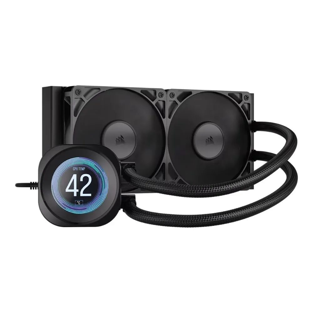 Corsair NAUTILUS 240 RS LCD All In One Liquid CPU Cooler - Black