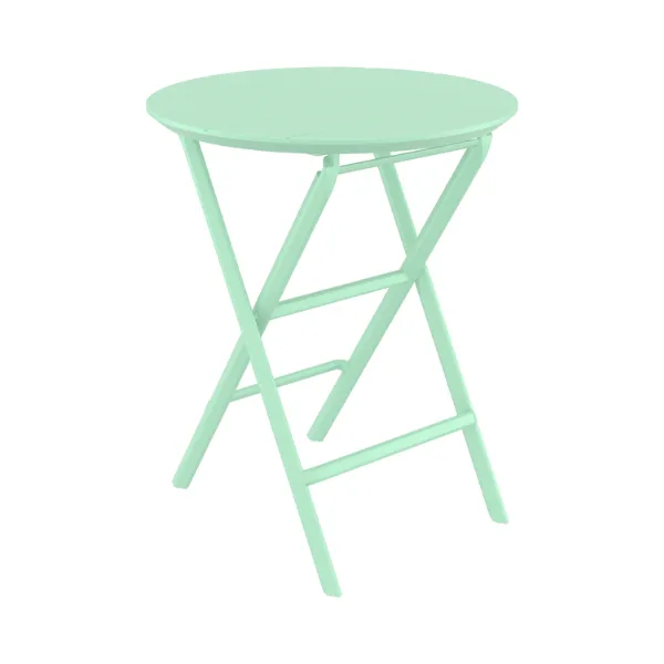 Siesta exclusive Patio Helen 600 Round Folding Dining Table - Opaline